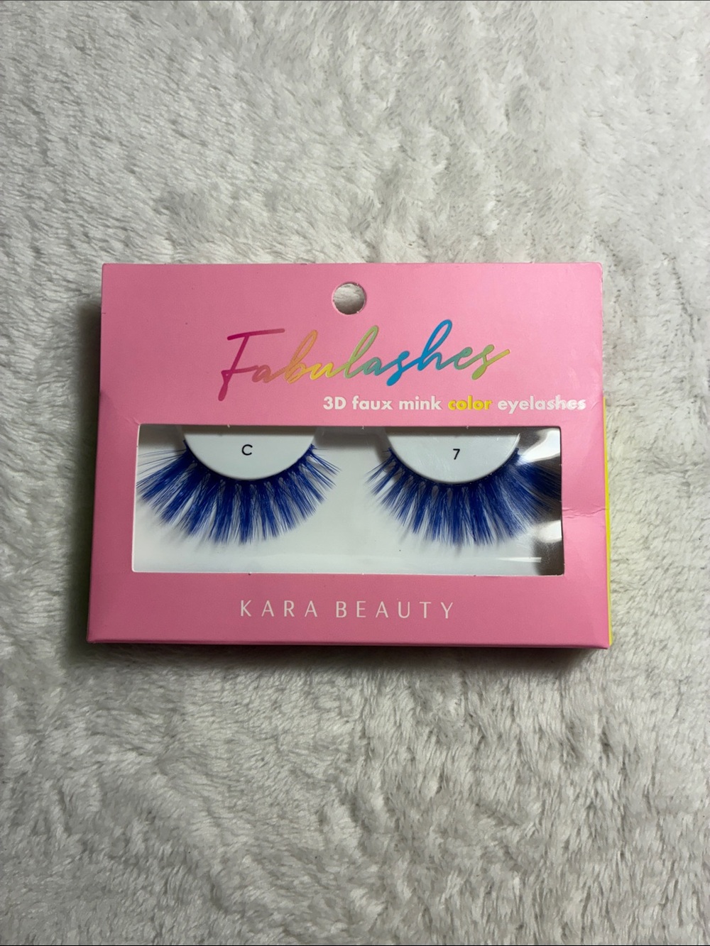 Kara Beauty Fabulashes 3D Faux Mink Blue Eyelashes